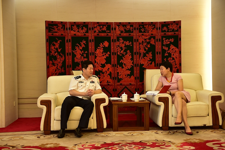 Meeting with Deputy Director General Hao Yunhong, MPS